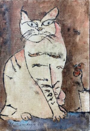 Gemälde Gato portugues - Ursula Eichenberger 2008